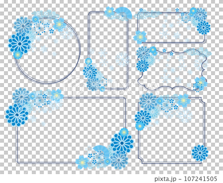 Winter Japanese style frame frame Winter Japanese style frame frame 107241505