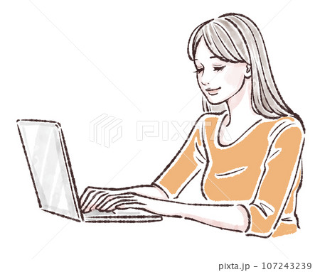 仕事,ビジネス,OL,会社員,パソコン,ノートパソコン,仕事をする女性,リモートワーク,在宅,ミーテ 仕事,ビジネス,OL,会社員,パソコン,ノートパソコン,仕事をする女性,リモートワーク,在宅,ミーテ 107243239