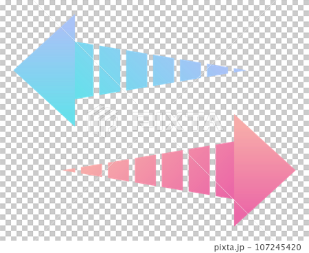 右左に向かう矢印のアイコンのイラスト素材 [107245420] - PIXTA