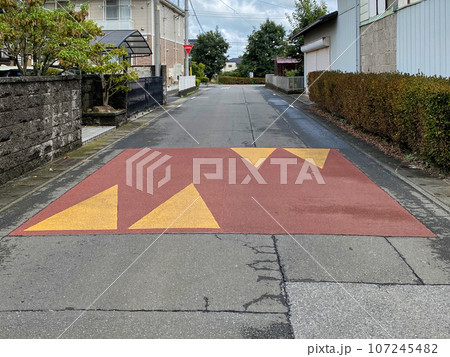 住宅街のスピード抑制 107245482