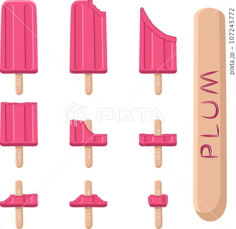Big set various sweet tasty natural ice cream Big set various sweet tasty natural ice cream 107245772