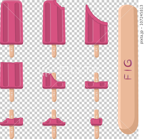 Big set various sweet tasty natural ice cream Big set various sweet tasty natural ice cream 107245813