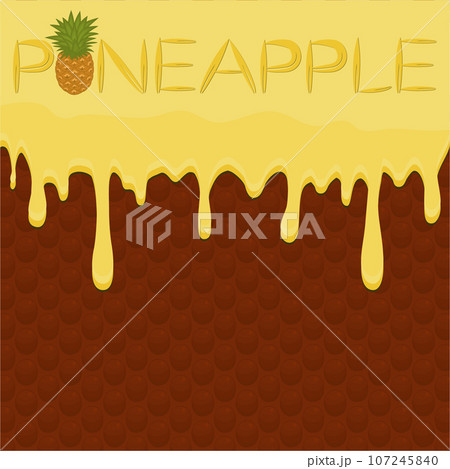 Sweet bright syrup consisting of tasty texture 107245840