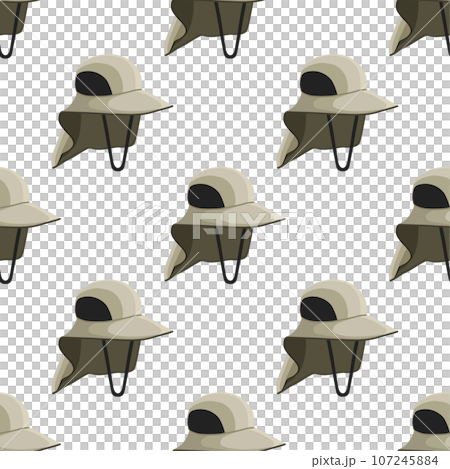 colored pattern fishing hats, beautiful caps 107245884