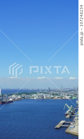千葉ポートタワーから見た海浜幕張方面の風景 千葉ポートタワーから見た海浜幕張方面の風景 107248234