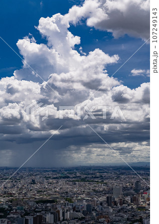 《東京都》ゲリラ豪雨発生・東京郊外方面 107249143