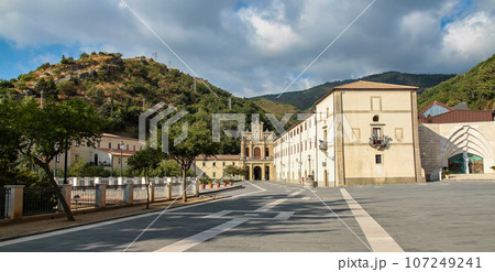 The catholic sanctuary of San Francesco di Paola, famous pilgrimage destination in Calabria region, Italy 107249241