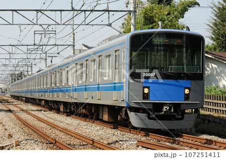 西武池袋線 ひばりヶ丘ー保谷 西武鉄道 20000系 20107F 西武池袋線 ひばりヶ丘ー保谷 西武鉄道 20000系 20107F 107251411