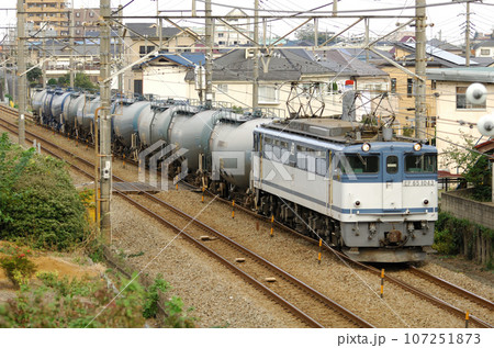 武蔵野線　東所沢ー新秋津　JR貨物　EF65-1043（新鶴見） 107251873