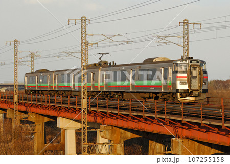 函館本線　豊幌ー江別　JR北海道　731系　G-102編成（札幌） 107255158