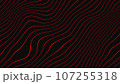 Red wavy lines abstract minimal elegant motion background. Seamless looping 107255318