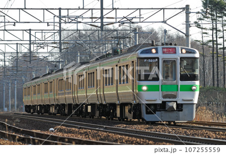 千歳線 北広島ー上野幌 JR北海道 721系 F-5201編成(札幌) エアポート 千歳線 北広島ー上野幌 JR北海道 721系 F-5201編成(札幌) エアポート 107255559
