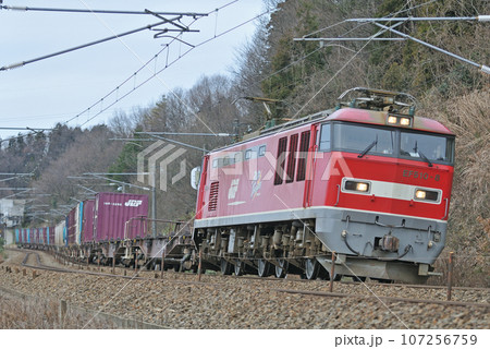 北陸本線　津幡ー倶利伽羅　JR貨物　EF510-8（富山） 107256759