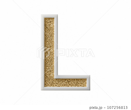 Candle wax letters with shiny gold coating inside Candle wax letters with shiny gold coating inside 107256813