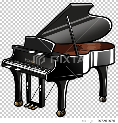 簡單的三角鋼琴插圖 簡單的三角鋼琴插圖 107261076