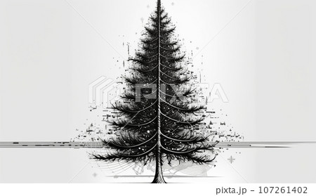 クリスマスツリーの原木：もみの木・ファイヤーツリーをイメージ