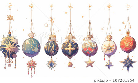 クリスマスツリーのオーナメントのプリファレンスシート