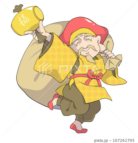 財宝をもたらす大黒天 107261705