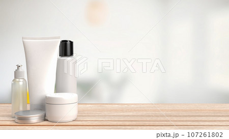 The mock up product for health and Advertising concept 3d rendering. 107261802