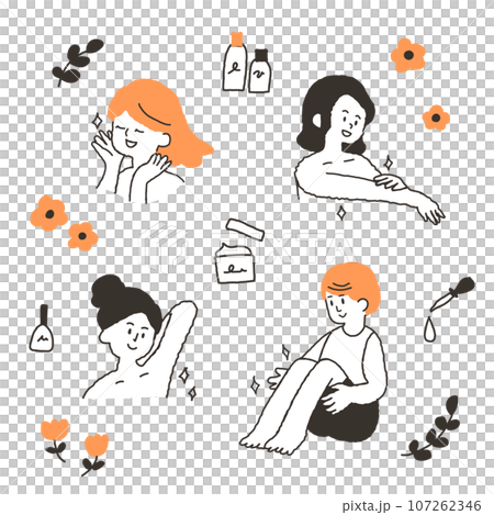 Beauty icons and happy people Beauty icons and happy people 107262346