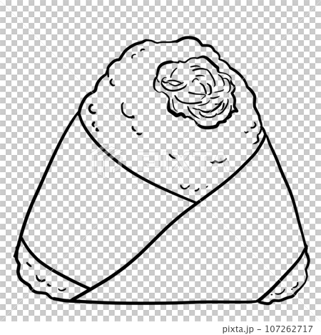 飯糰線描圖 飯糰線描圖 107262717