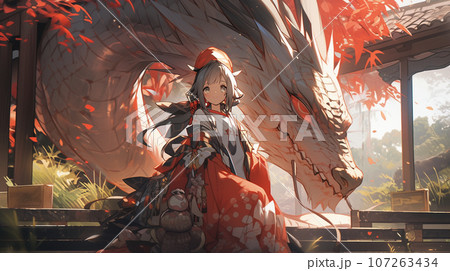 龍を召喚した少女
