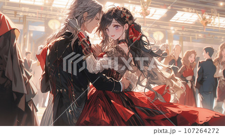 ballroomでの社交ダンス風景