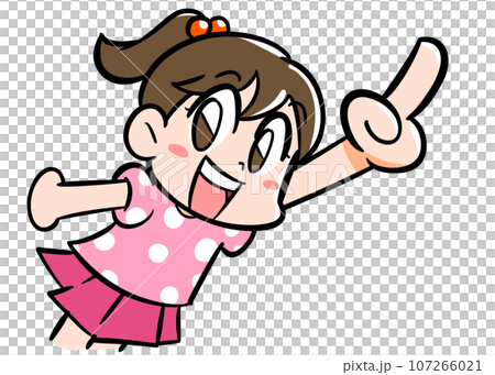 女孩指著 107266021