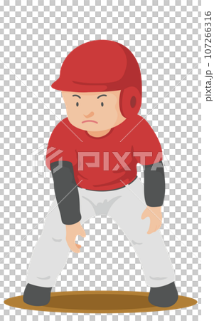 Runner taking the lead Baseball Runner taking the lead Baseball 107266316