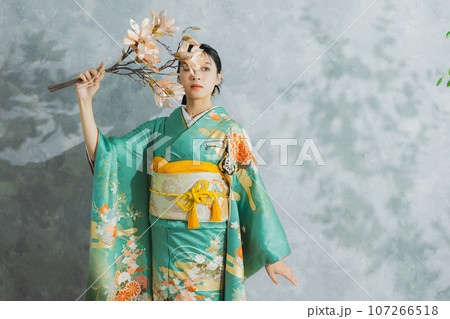 振袖の女性 振袖の女性 107266518