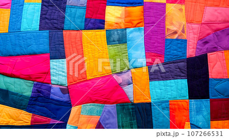 カラフルパッチワークスツール