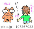 目が大きい猫の対決 107267022
