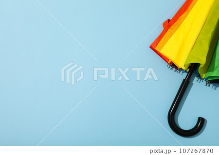 The main attribute in rainy weather - umbrella 107267870