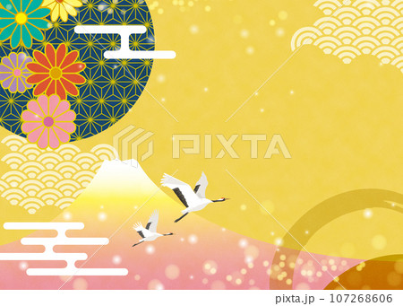 新年のイメージイラスト素材 107268606