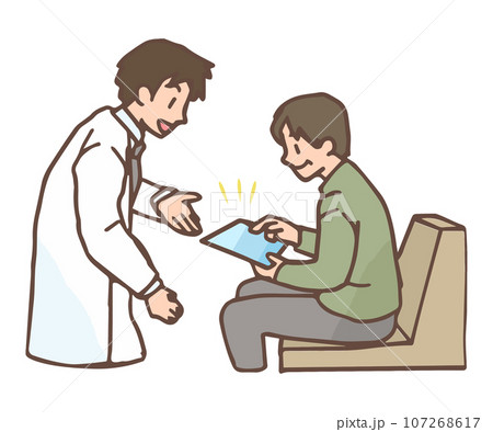 デジタルタブレット問診票に入力をしてもらう 107268617