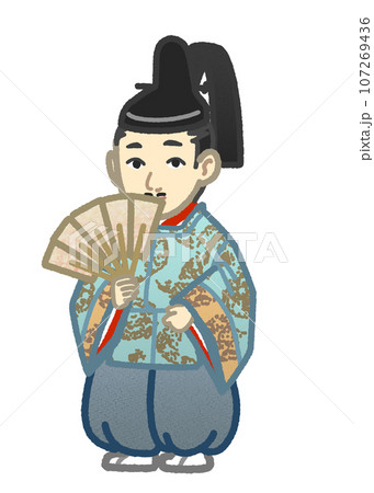藤原道長をイメージしたイラスト 107269436