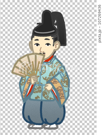 藤原道長をイメージしたイラスト 107269436