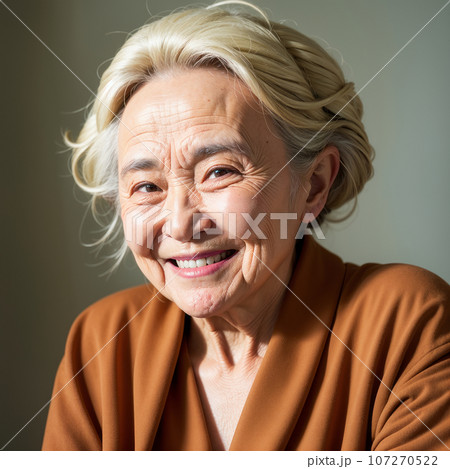 AI生成画像【人物】年配の女性 107270522