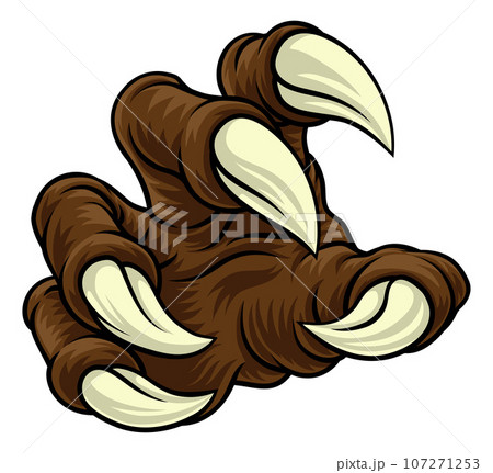 Claw Monster Hand Dragon Dinosaur Talon Cartoon Claw Monster Hand Dragon Dinosaur Talon Cartoon 107271253