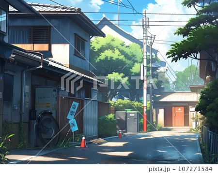 レトロな街並み 107271584