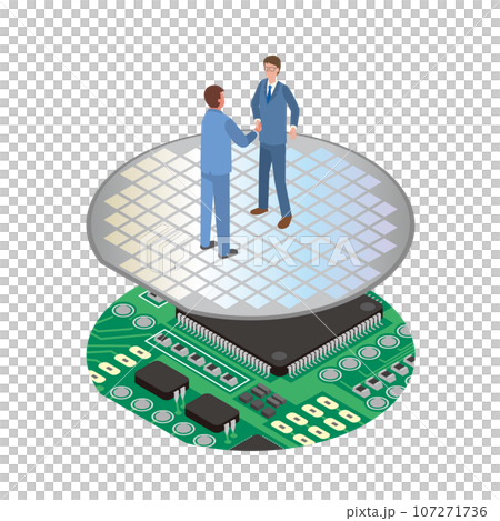 Image illustration of semiconductor industry Image illustration of semiconductor industry 107271736