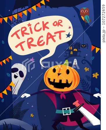 Playful Halloween poster Playful Halloween poster 107272659
