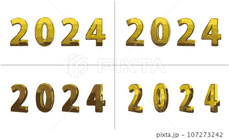 角度が変わっていく金色の2024 107273242
