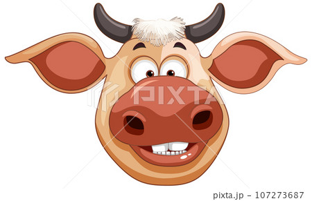 Cute cow cartoon character Cute cow cartoon character 107273687