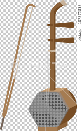 楽器の二胡のイラストセット 107275858