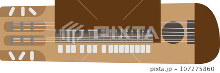 楽器の大正琴のイラスト 107275860