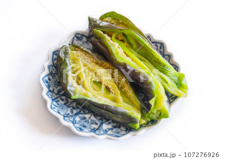 レンジで蒸し茄子 レンジで蒸し茄子 107276926