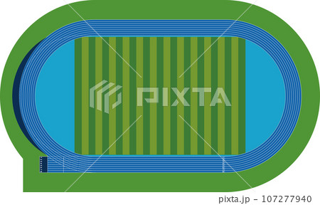 陸上競技場8レーン_02 107277940