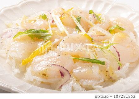北海道産 ホタテのカルパッチョ 北海道産 ホタテのカルパッチョ 107281852