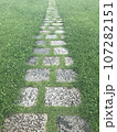写真素材:飛び石の道 107282151